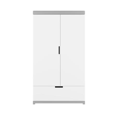 Riidekapp valge, 182x100 cm