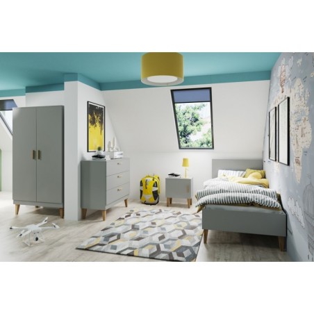 Riidekapp hall, 184 x 100 cm