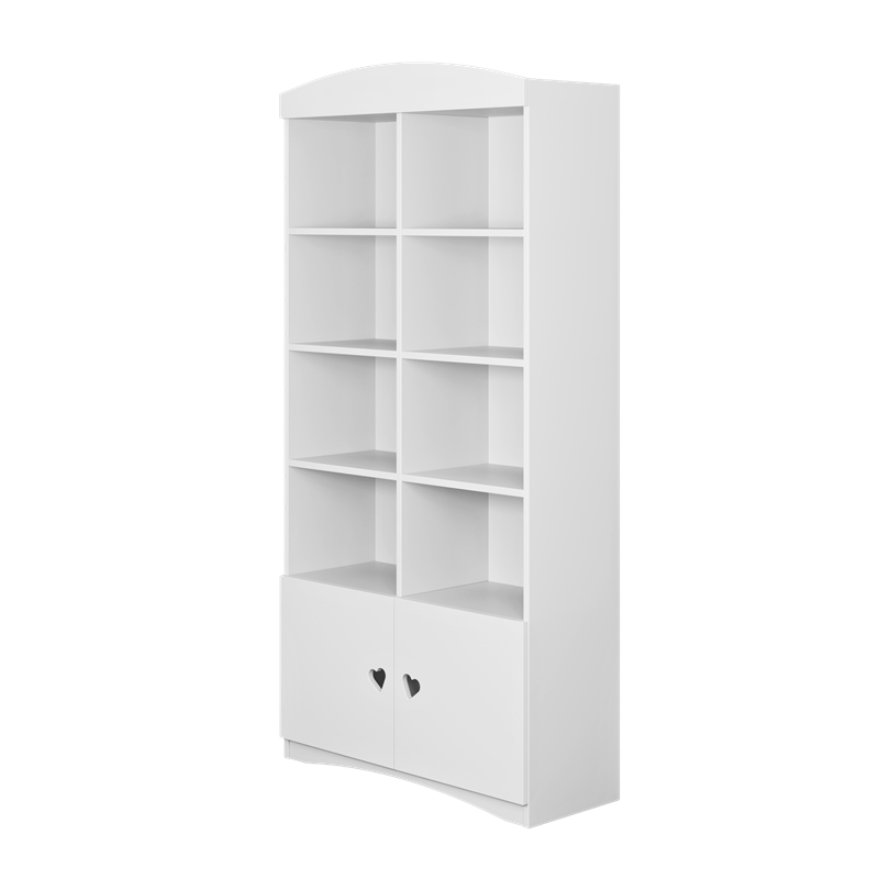 Raamaturiiul Julia valge, 186 x 90 cm