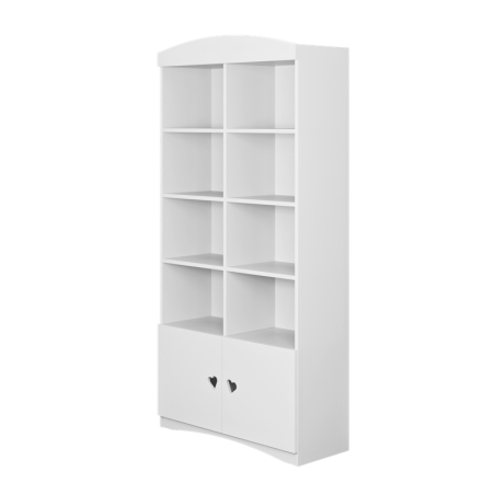 Raamaturiiul Julia valge, 186 x 90 cm