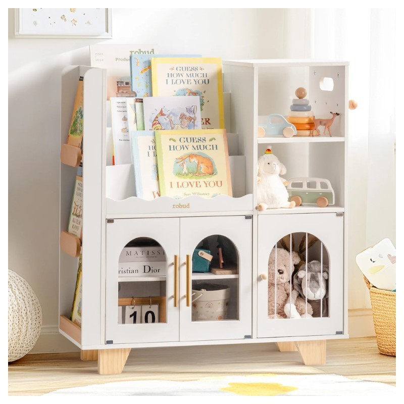 Lastetoa riiul panipaik mänguasjadele