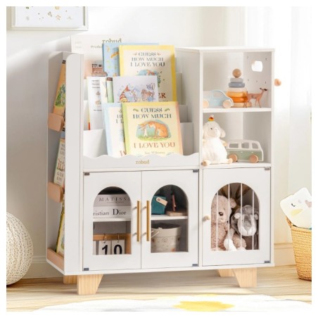 Lastetoa riiul panipaik mänguasjadele