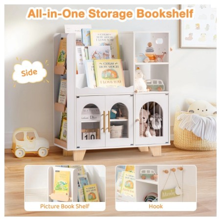 Lastetoa riiul panipaik mänguasjadele