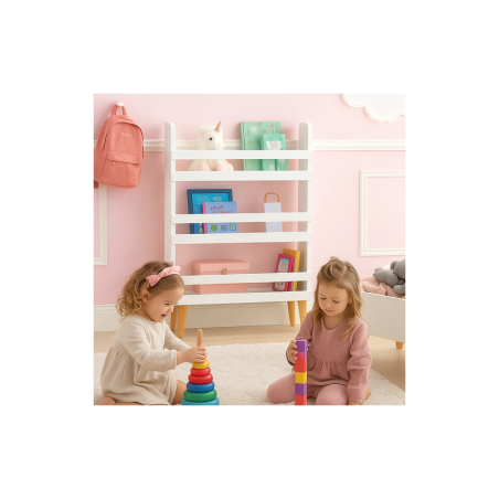 Riiul lastetuppa, valge