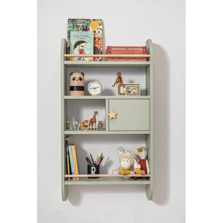 Lastetoa seinariiul roheline