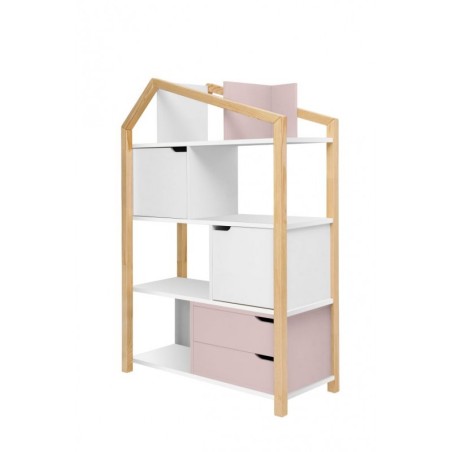 Riiul lastetuppa roosa