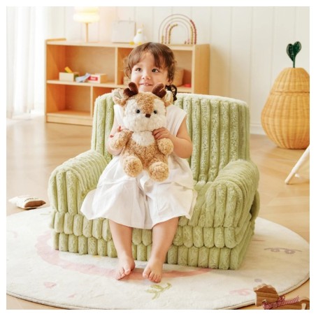 Pehme laste lahtikäiv tugitool, roheline