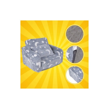 Lahtikäiv laste tugitool, helendavad motiivid