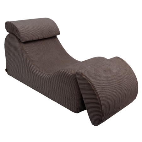Wave Lounger laste tugitool Aesthetic pruun