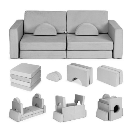 Kahekohaline mooduldiivan lastele, 10 osaline, hall