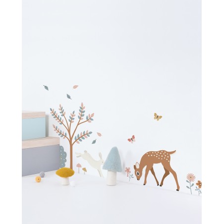 Seinakleebised JÖRO metsapuud ja loomad