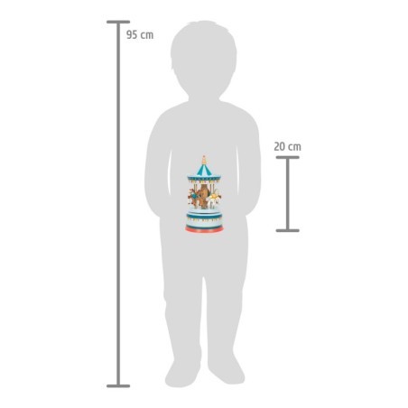 Muusikaline Box Horse Carousell Circus