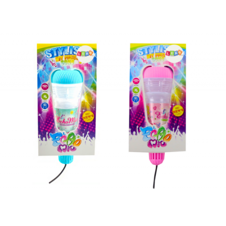 Laste mikrofon Echo Heleroosa sinine