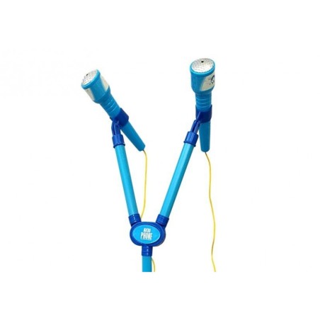 Mikrofoni karaokekomplekt Sinine statiiv