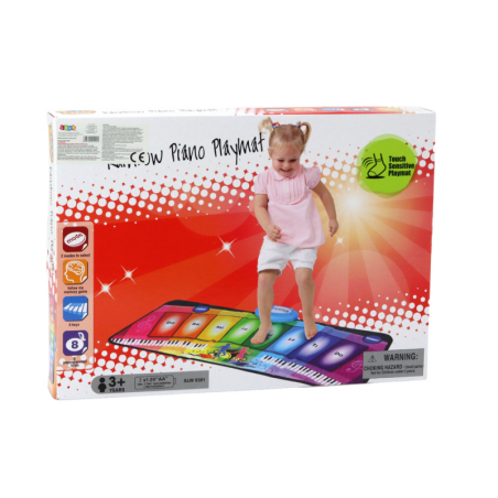 Hariv muusikaline tantsumatt vikerkaar klaver