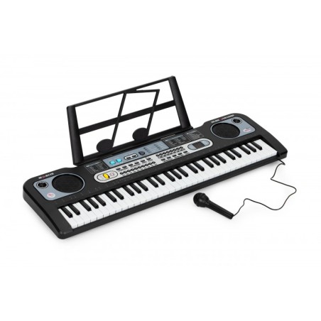 Lastele suur mikrofoniga klaver süntesaator + toiteplokk