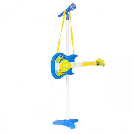 Elektriline kitarr mikrofoni statiivi komplekt lastele mp3 - sinine