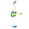 Elektriline kitarr mikrofoni statiivi komplekt lastele mp3 - sinine