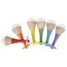 Puidust instrument Rainbow Marakas 1 tk.
