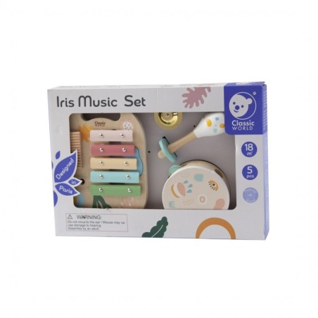 Laste muusikariistade komplekt, 5 osa