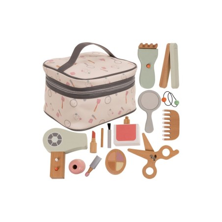 Laste puidust kosmeetika ja juuksuri komplekt