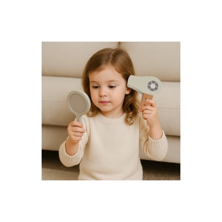 Laste puidust kosmeetika ja juuksuri komplekt