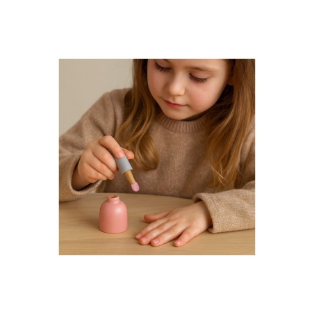 Laste puidust kosmeetika ja juuksuri komplekt