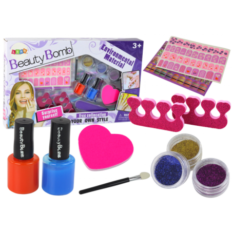 Küünte värvimise komplekt Beauty Bomb XXL kleebised