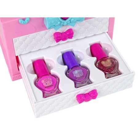 Ilukomplekt kohvris, roosa valge