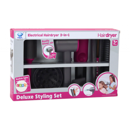 Juuksurikomplekt kuivati sirgendaja harja vahetatavad otsad