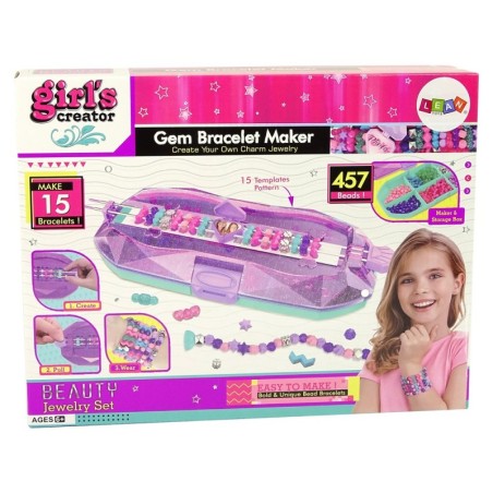 Käevõru valmistamise komplekt värviliste helmestega konteineri looja