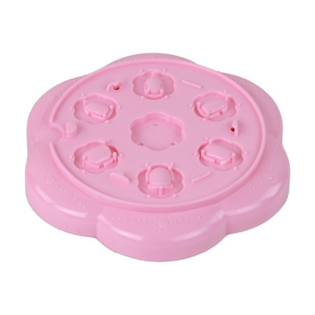 Küüntekomplekt Roosad küüneotsad Kleebised Teemandid