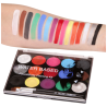 Näo- ja kehavärvid 15 värvi 2 pintslit
