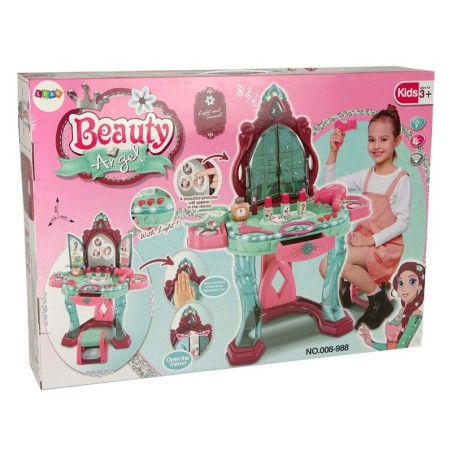 Peeglivalguse heliga ehetega tualett-ilukomplekt