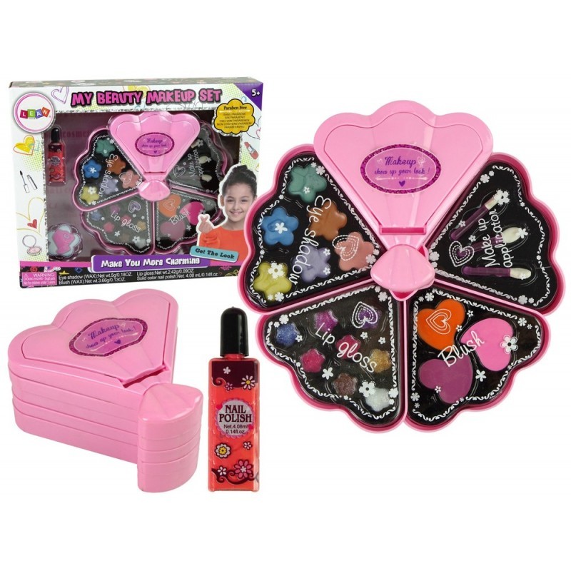 Pink Shell Meigikott Lauvärvid Läikiv Roosa