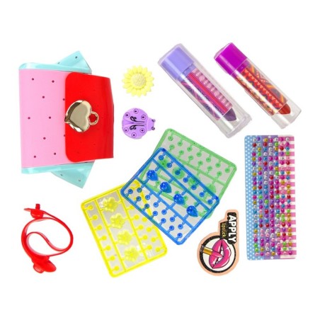 Värviline meigi- ja ehetekomplekt