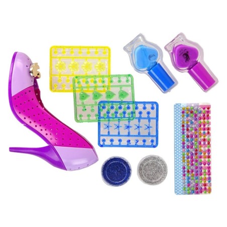 Värviline küünte ja ehete komplekt