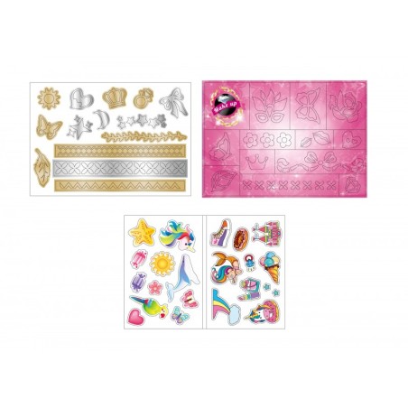 Tualettlaud lastele stuudio glitter tattoo peegel +5 a