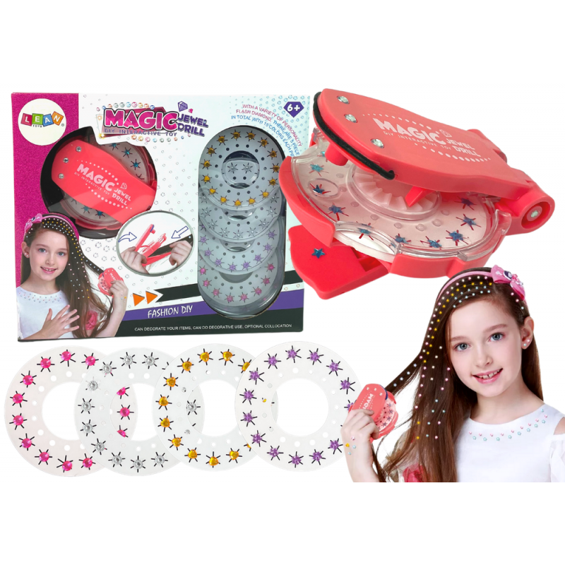 Sädelevate teemantidega juuksekaunistuste ja -tarvikute komplekt