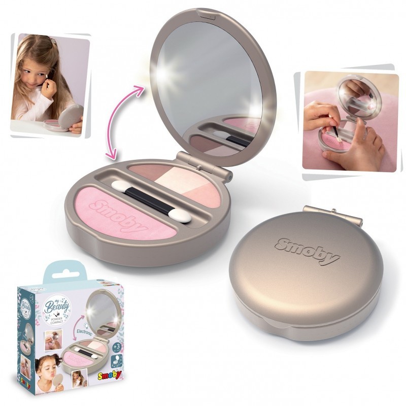 SMOBY My Beauty puudri komplekt peegli ja kompaktse valgusega