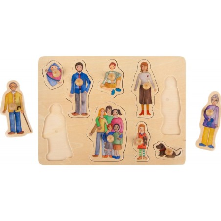 Pere ja sõprade pusle puidust