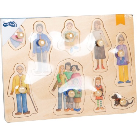 Pere ja sõprade pusle puidust