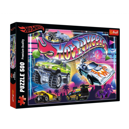 Puzzle – 500 osaline – Hot Wheels: The 80s