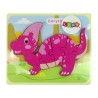 Puidust pusle dinosaurus Corythosaurus Pink Spinosaurus Purple