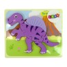 Puidust pusle dinosaurus Corythosaurus Pink Spinosaurus Purple