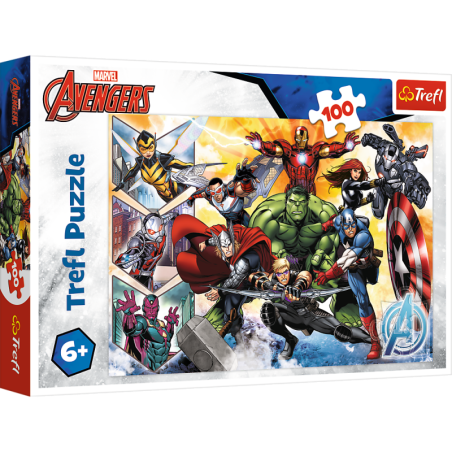 Pusle - "100" - Avengers Power Trefl 16431