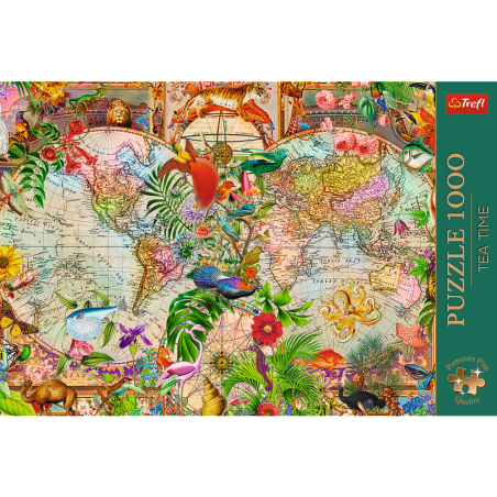 Pusle – 1000 Premium Plus – teeaeg: iidse maailma kaart Trefl 12077