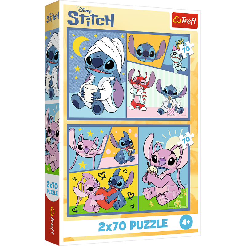 Pusle 2x70 Stitch Disney Lilo Stitch Trefl 34444