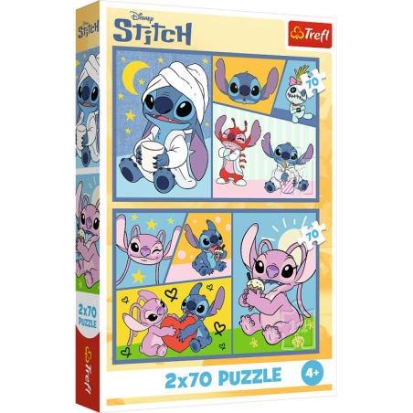 Pusle 2x70 Stitch Disney Lilo Stitch Trefl 34444