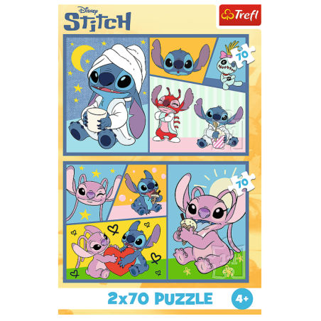 Pusle 2x70 Stitch Disney Lilo Stitch Trefl 34444